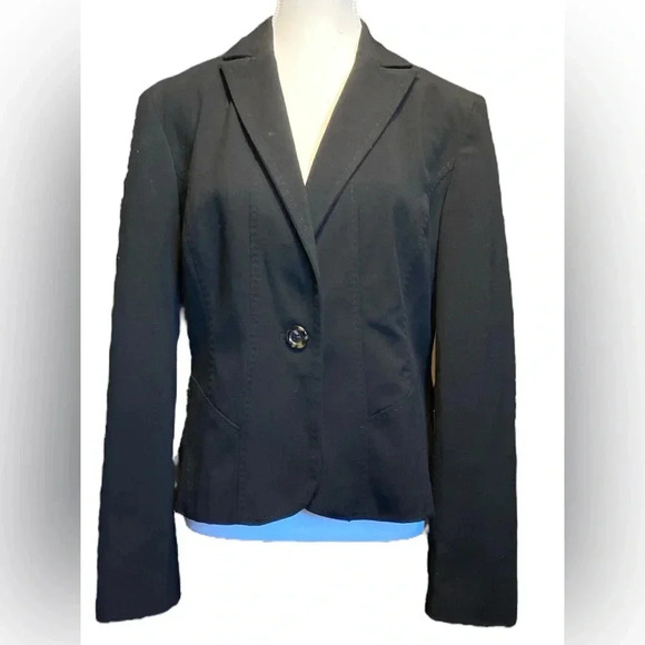 Bandolino stretch black blazer size 10 - Picture 2 of 7